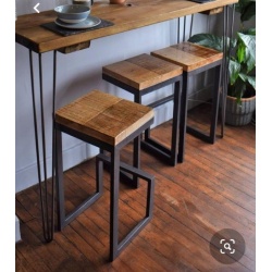 Smart Kitchen Dining with Stools